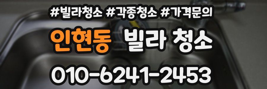 인현동 빌라 청소