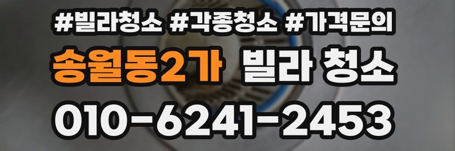 송월동2가 빌라 청소