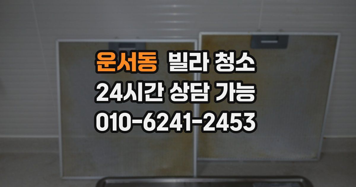 운서동 빌라 청소