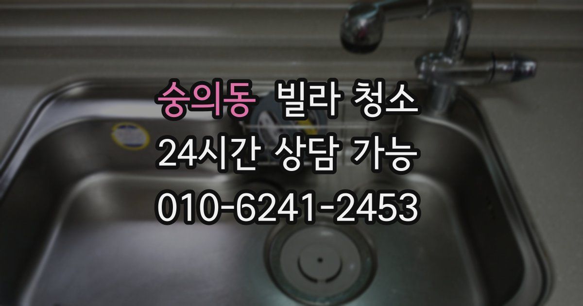 숭의동 빌라 청소