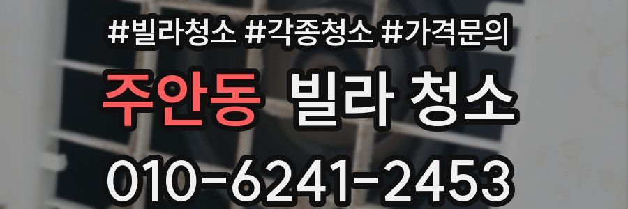 주안동 빌라 청소