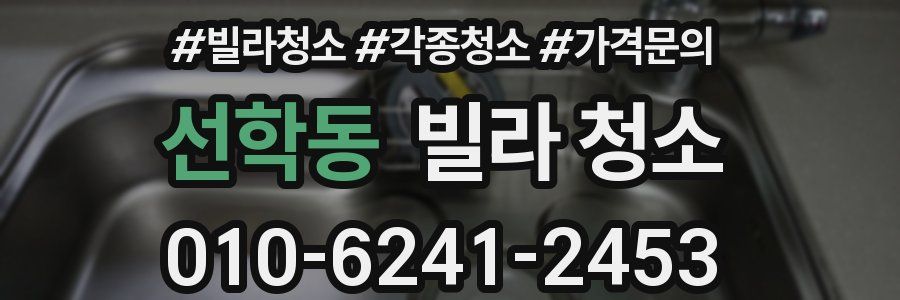 선학동 빌라 청소