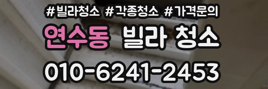 연수동 빌라 청소