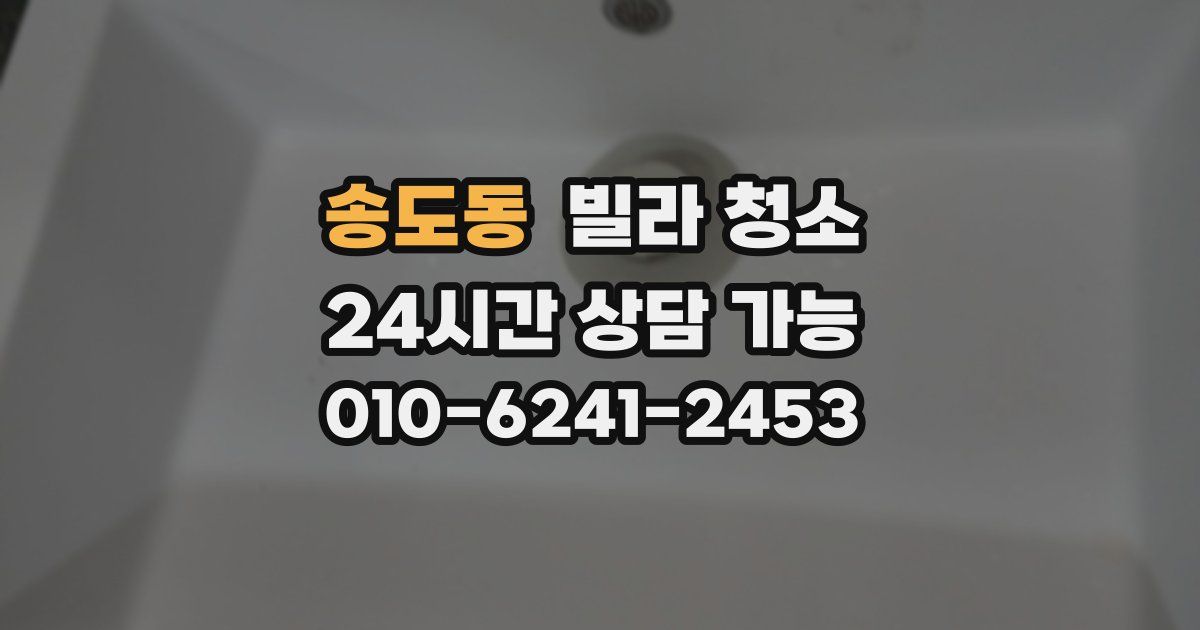 송도동 빌라 청소