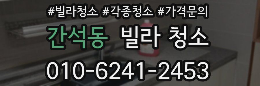 간석동 빌라 청소