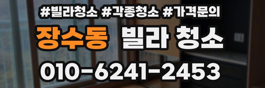 장수동 빌라 청소