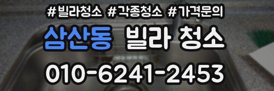 삼산동 빌라 청소