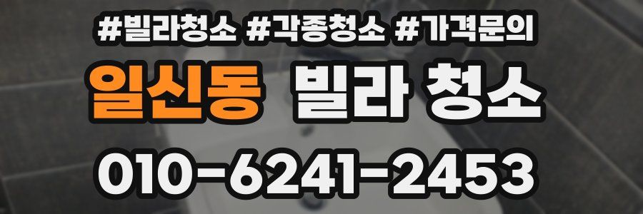 일신동 빌라 청소