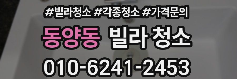 동양동 빌라 청소