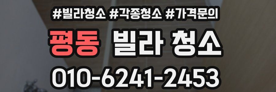 평동 빌라 청소