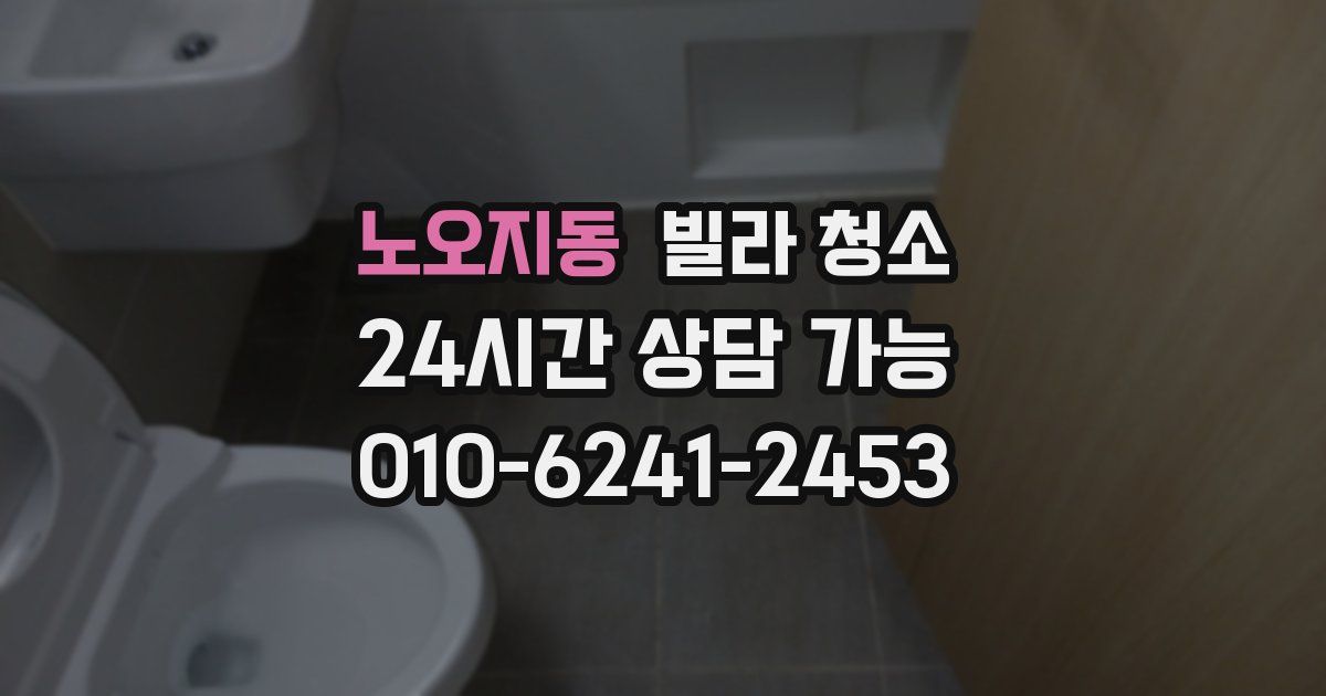 노오지동 빌라 청소