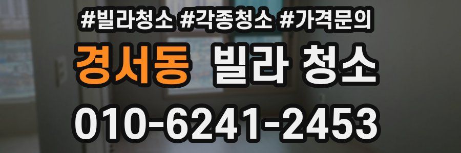 경서동 빌라 청소