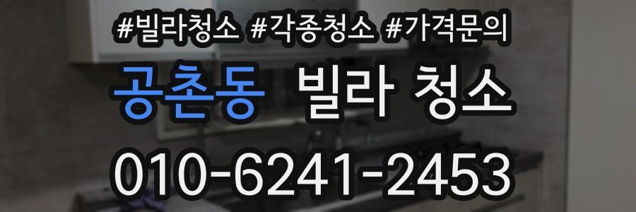 공촌동 빌라 청소