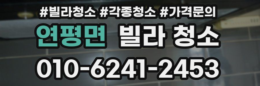 연평면 빌라 청소