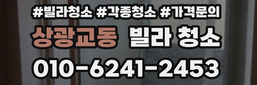 상광교동 빌라 청소