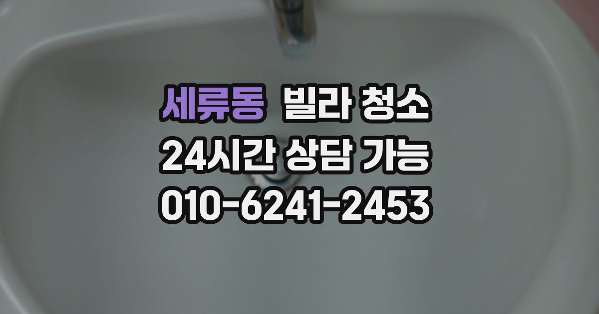 세류동 빌라 청소