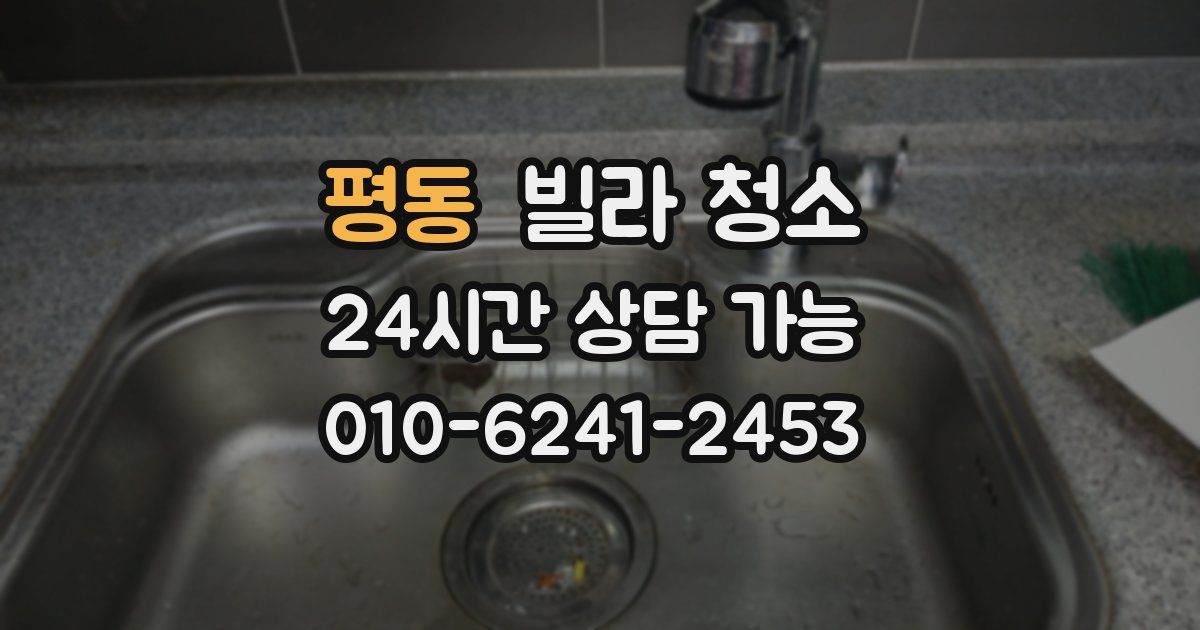 평동 빌라 청소