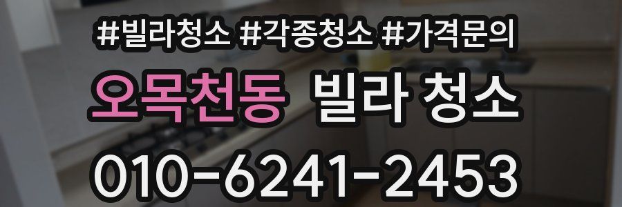 오목천동 빌라 청소