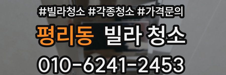 평리동 빌라 청소