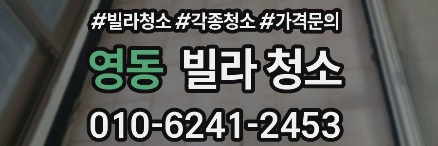 영동 빌라 청소