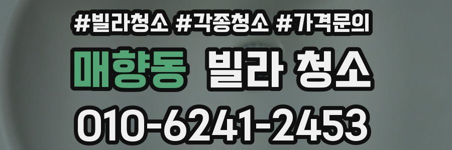 매향동 빌라 청소