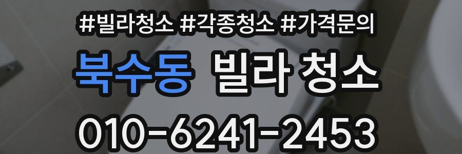 북수동 빌라 청소