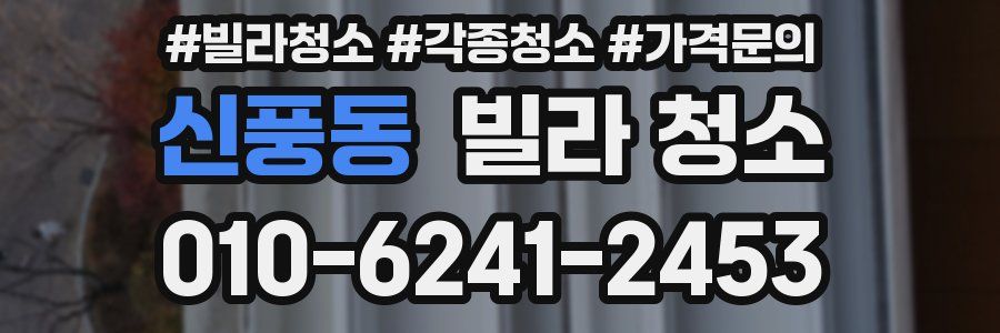 신풍동 빌라 청소