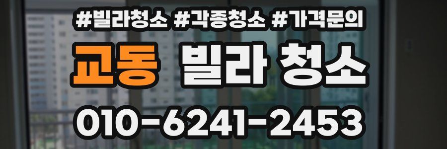 교동 빌라 청소