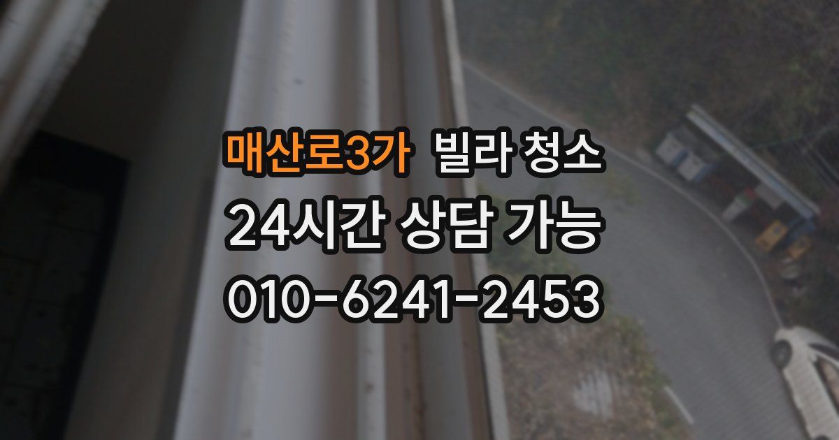 매산로3가 빌라 청소