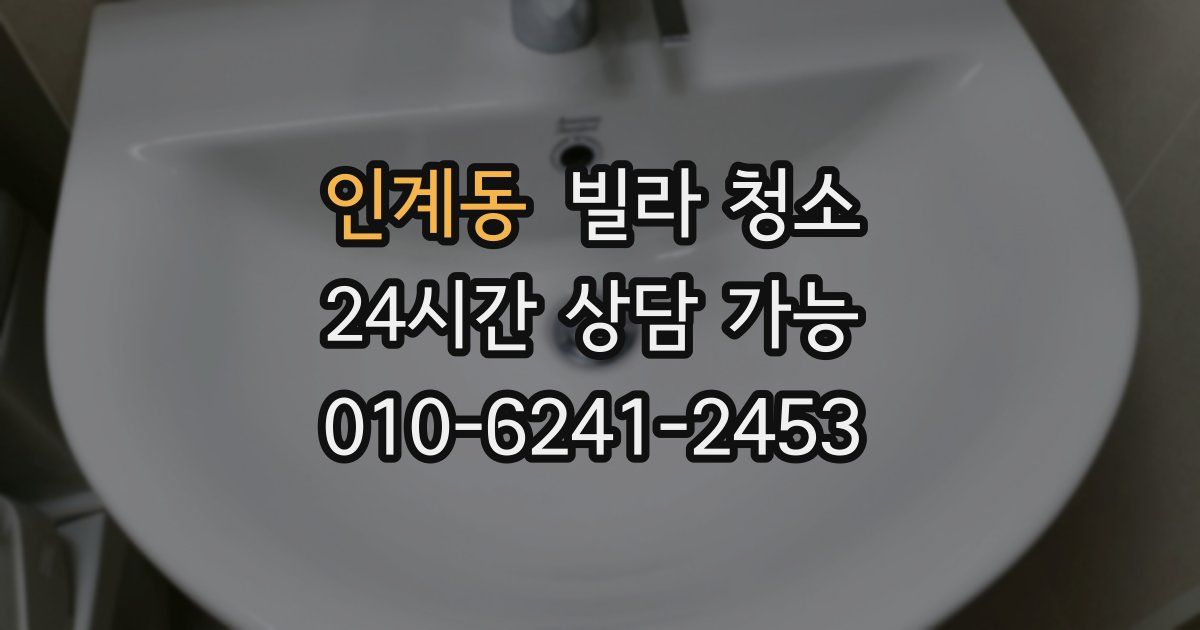 인계동 빌라 청소