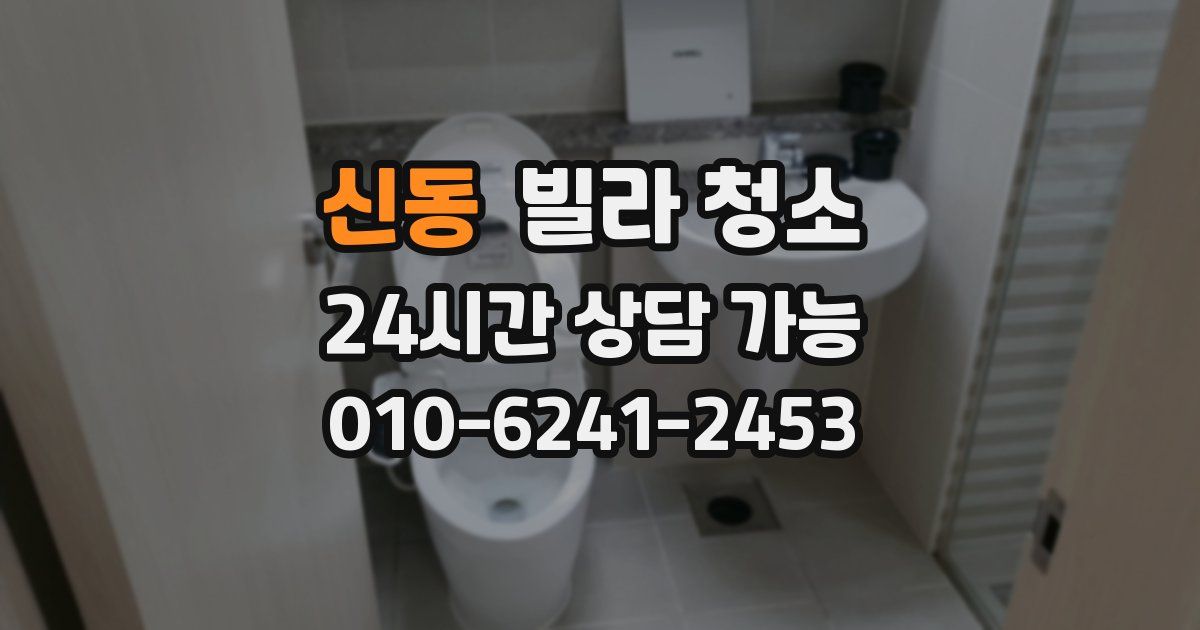 신동 빌라 청소