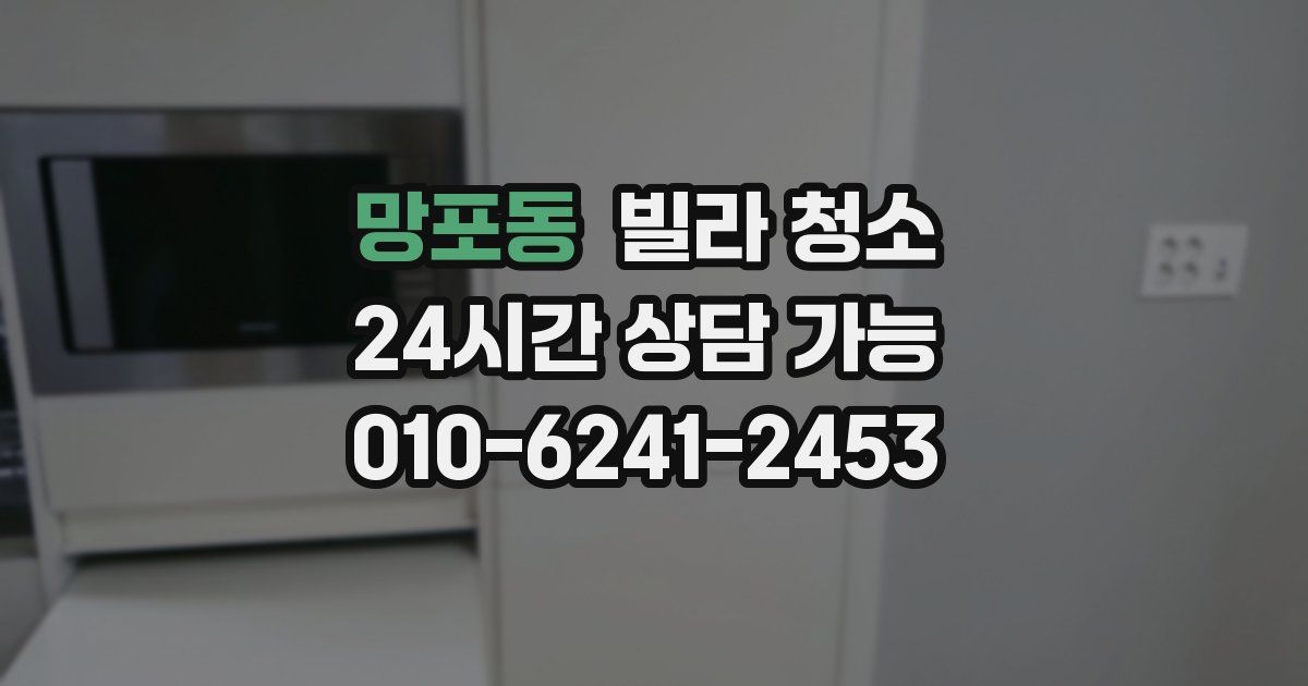 망포동 빌라 청소