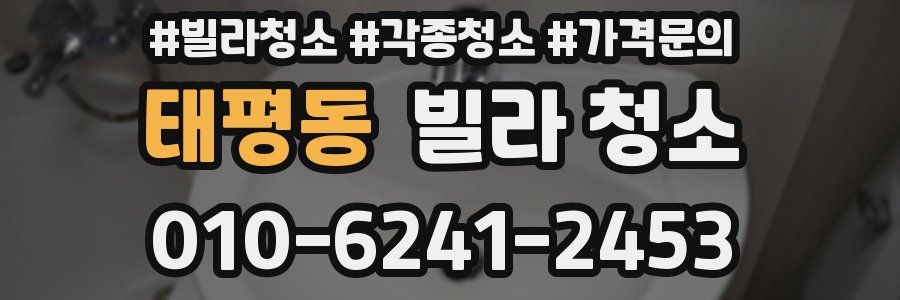 태평동 빌라 청소