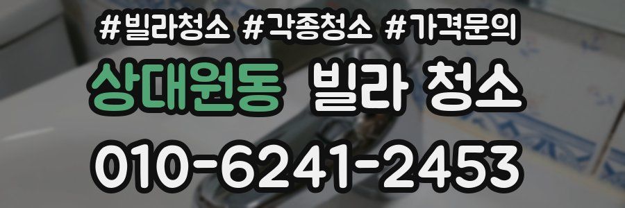 상대원동 빌라 청소