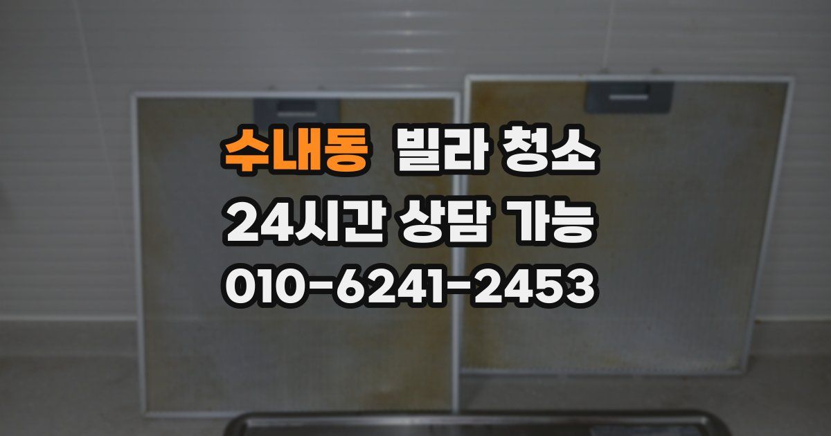 수내동 빌라 청소