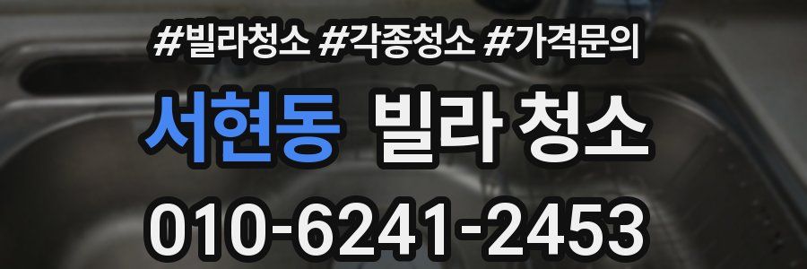 서현동 빌라 청소