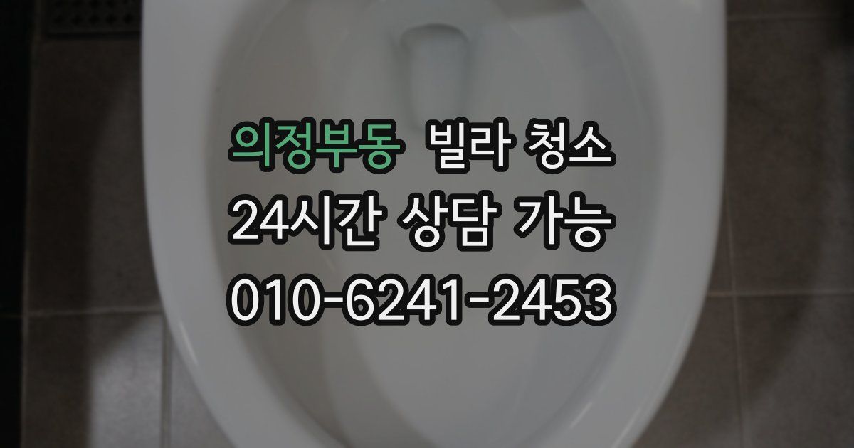 의정부동 빌라 청소