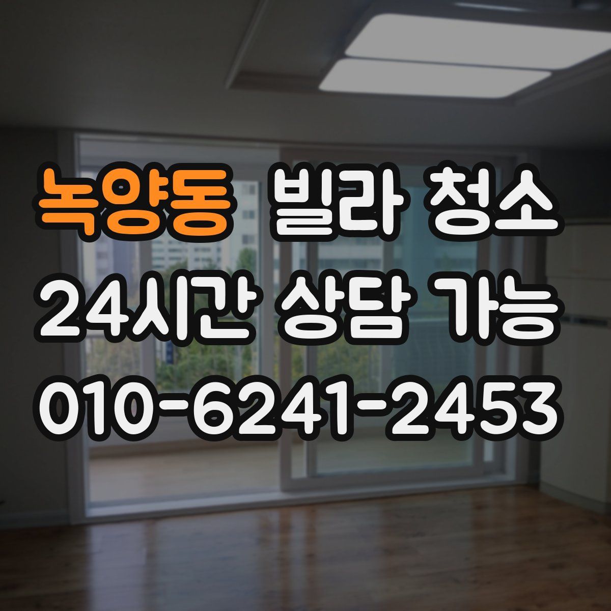 녹양동 빌라 청소