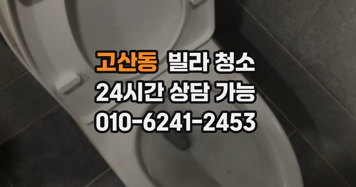 고산동 빌라 청소