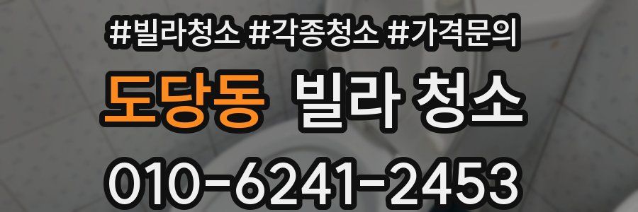 도당동 빌라 청소