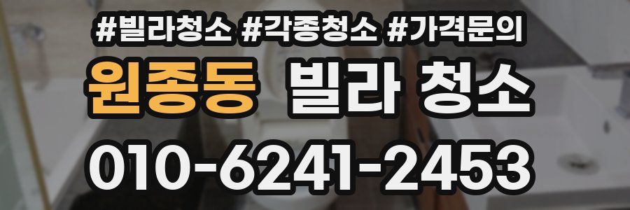 원종동 빌라 청소