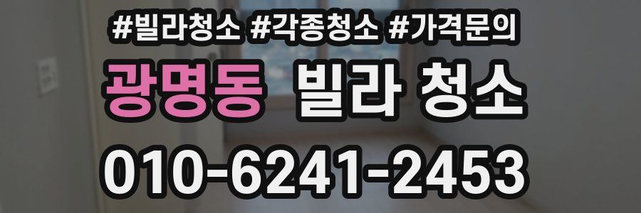 광명동 빌라 청소