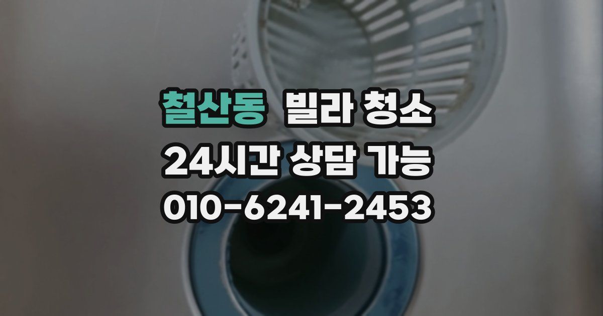 철산동 빌라 청소