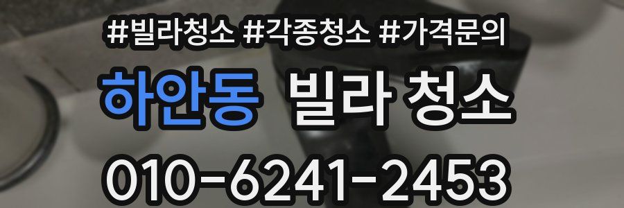 하안동 빌라 청소