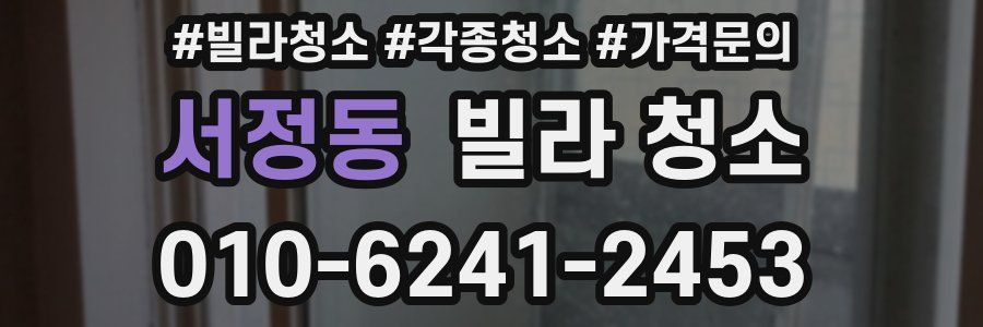 서정동 빌라 청소