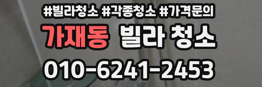 가재동 빌라 청소