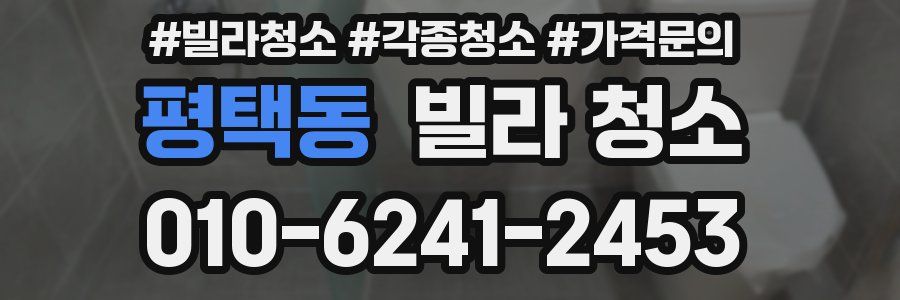 평택동 빌라 청소