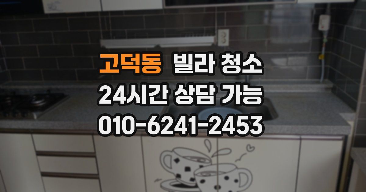 고덕동 빌라 청소