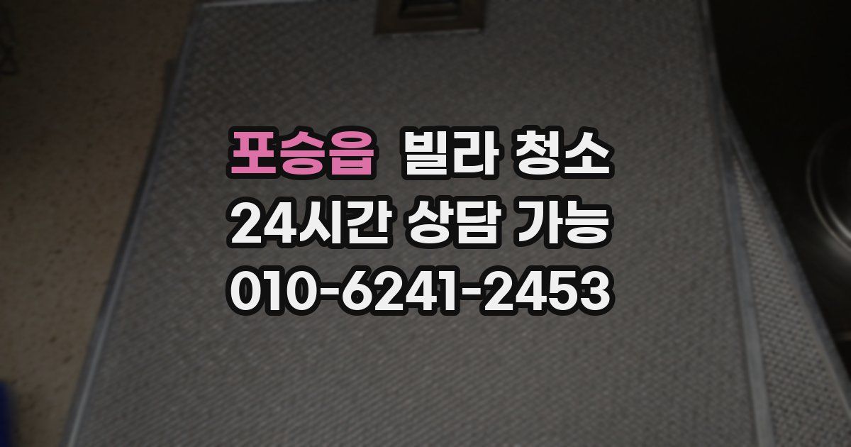 포승읍 빌라 청소