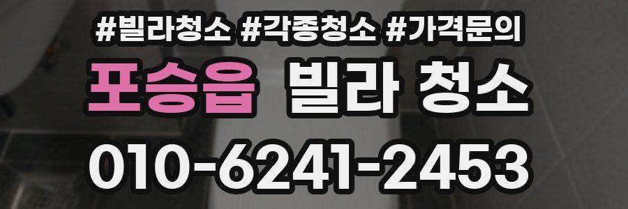 포승읍 빌라 청소